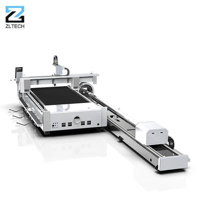 Máquina de corte 1kw-30kw do laser da fibra da tubulação 3015AC com plataforma da plataforma da troca única