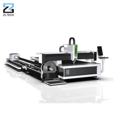 Tubo da máquina de corte 1kw-30kw do laser da tubulação do metal da elevada precisão e folha Integtrated