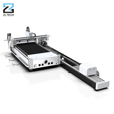Tubo da máquina de corte 1kw-30kw do laser da tubulação do metal da elevada precisão e folha Integtrated